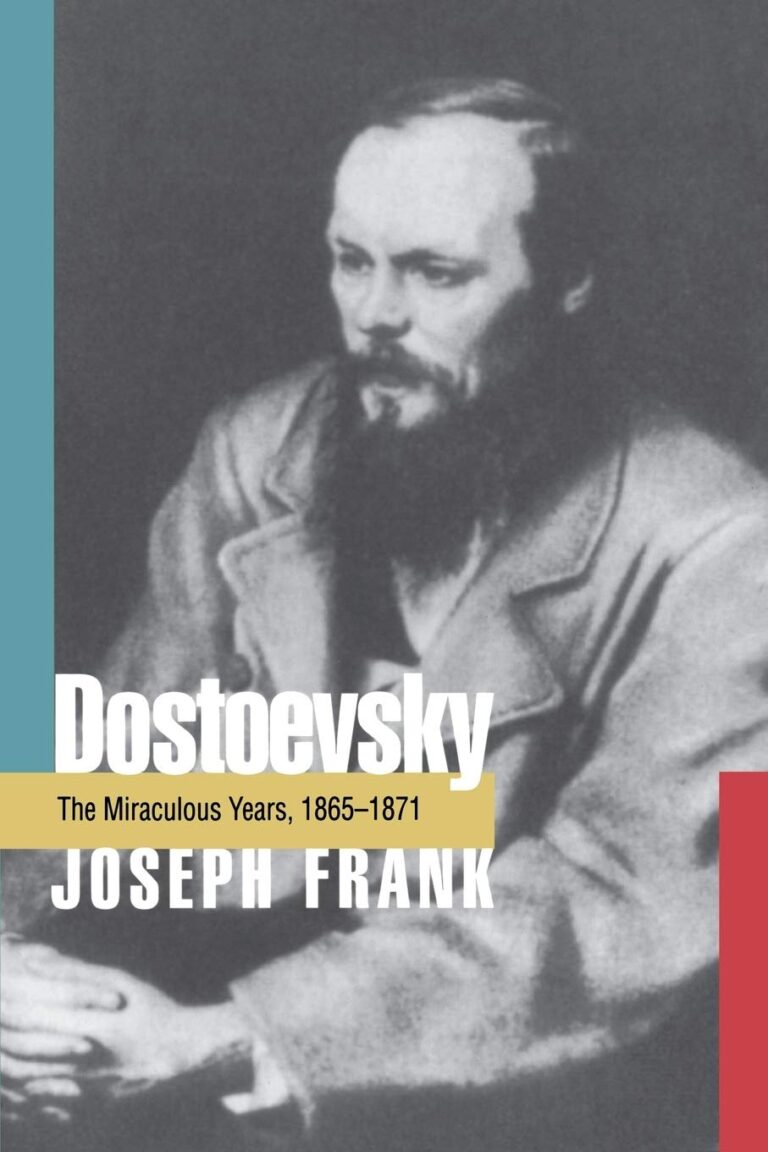 lectures on dostoevsky joseph frank